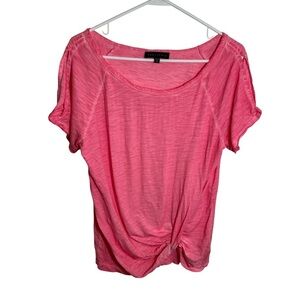 Sanctuary Adrienne Twist Tee Bright Pink S